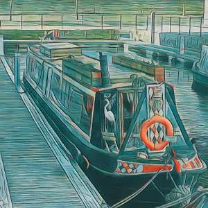 Cosy Narrowboat Benedict, Clarence Dock Leeds Leeds (West Yorkshire)